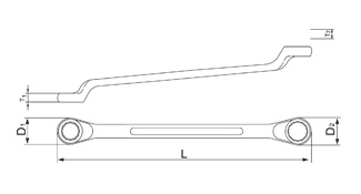 Single Ended Open Jaw Spanners